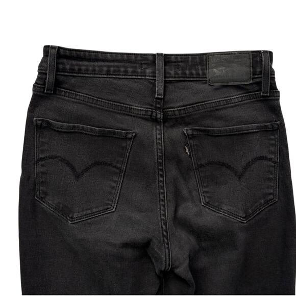 Levi’s Black Jeans - Style 721 High Rise Skinny - 27 Waist 30 Inseam - Picture 9 of 9